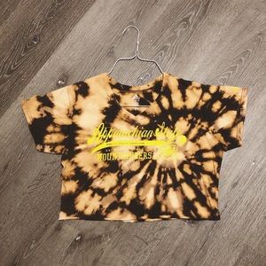 Appalachian State Custom Tie-Dye Crop Top